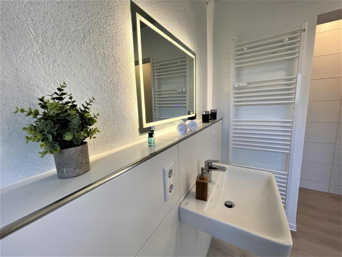 Traumaussicht Kamin Balkon Burgblick 65 Zoll Tv Netflix Sky Joyn Lindenplatz Apartment Bullay Bagian luar foto
